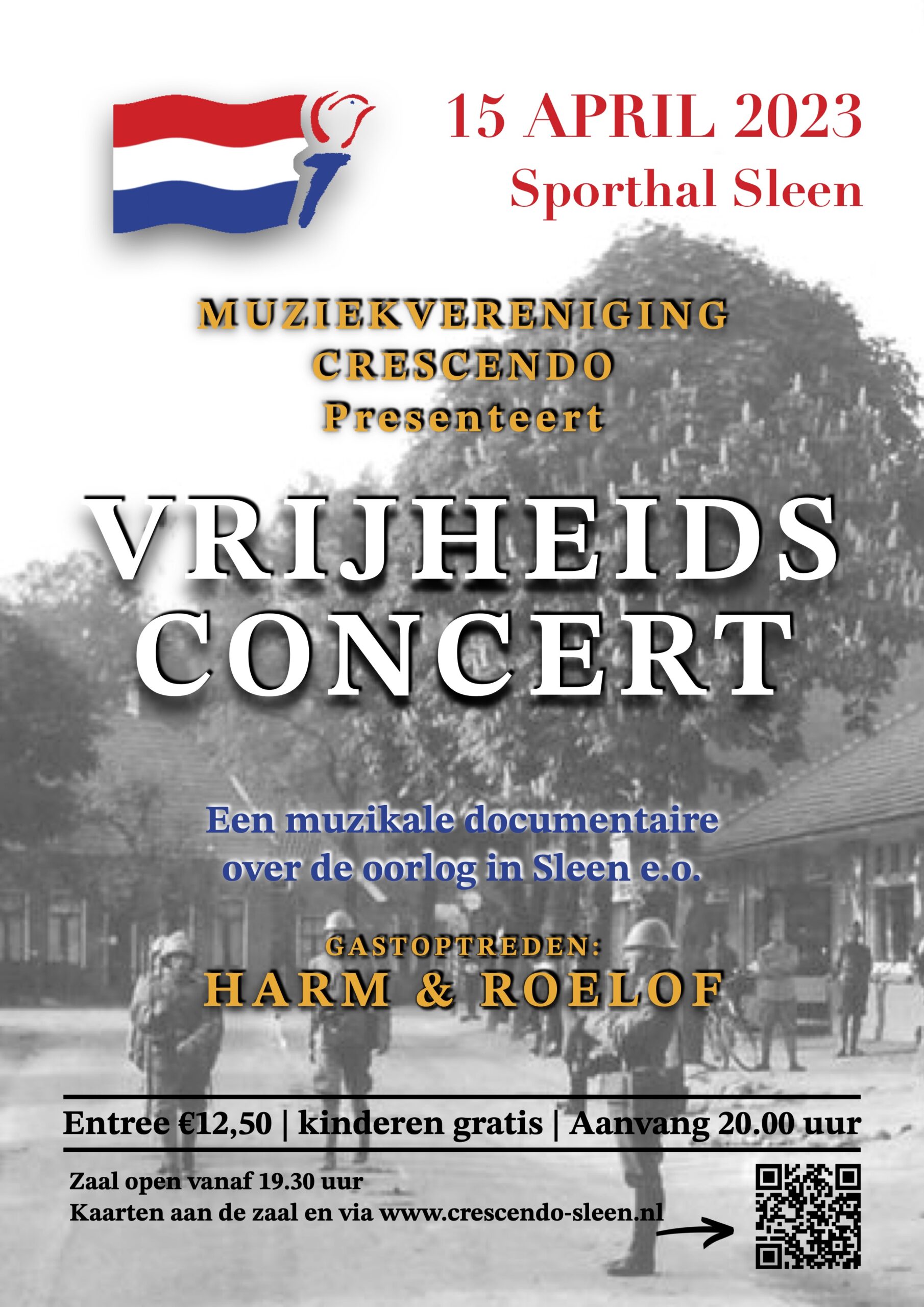flyer Vrijheidsconcert