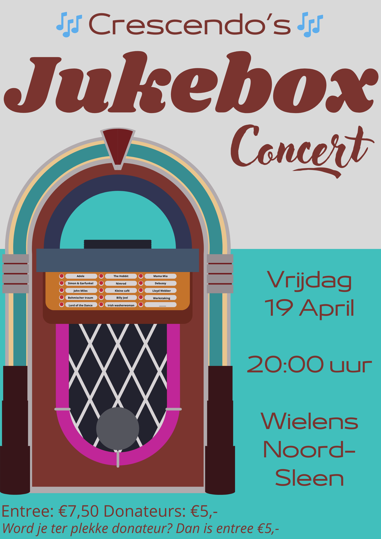 Jukebox concert Crescendo - 2
