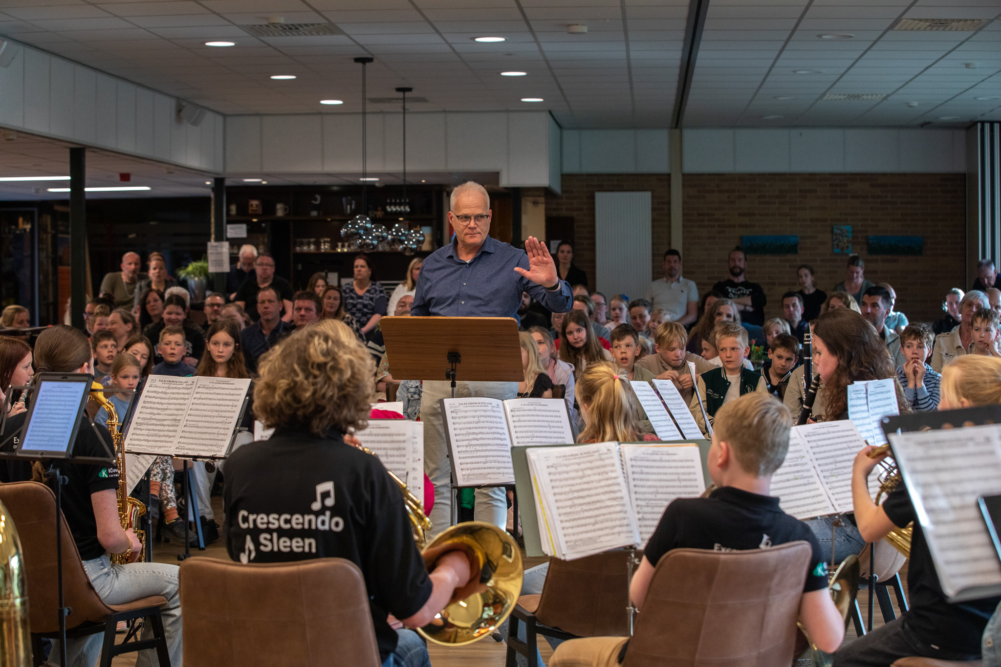 Foto orkest in de klas eindconcert